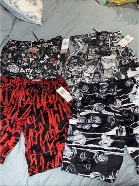 NWT 4 Pack Men's Shorts, Size Small MSRP $50+ Each